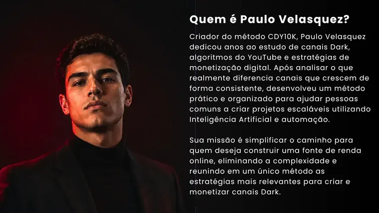 Quem é Paulo Velasquez, criador do método CDY10K